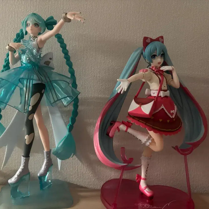 [BUNJANG] Hatsune Miku Crystal Version Ribbon Version Figure / 미쿠 피규어 크리스탈미쿠 리본미쿠