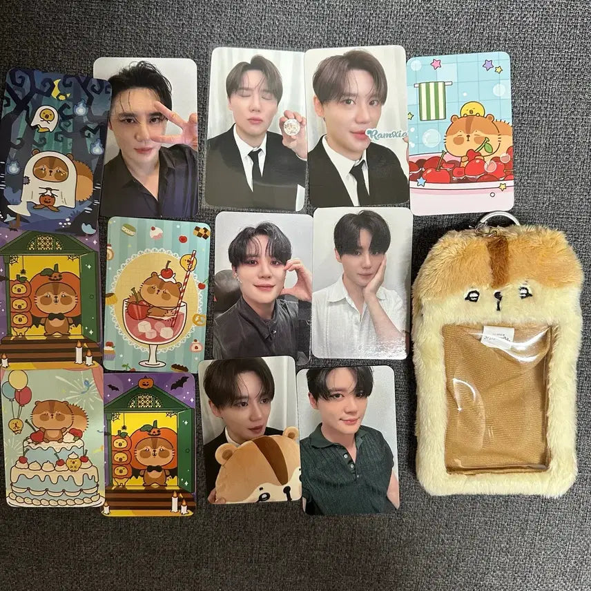 [BUNJANG] Kim Junsu Photocard Holder Keychain Bundle Set / 김준수 포카 포카홀더 키링 일괄