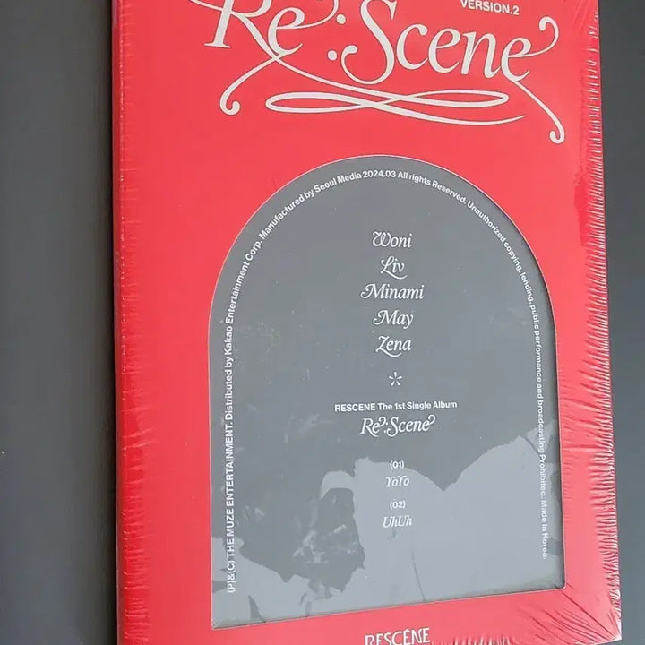 [BUNJANG] RESCENE Single 1st Album ver.2 Sealed / 리센느 싱글 1집 앨범 ver.2 미개봉