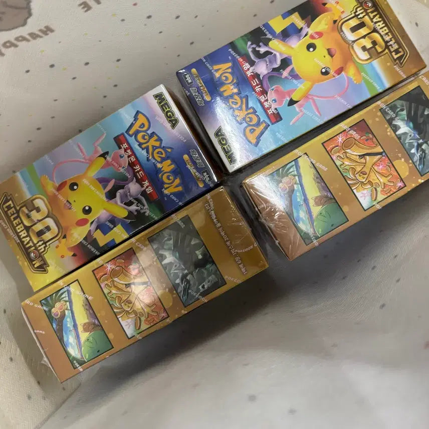 [BUNJANG] Pokemon Card 30th Anniversary Box Bundle Set / 포켓몬카드 30주년 3박스 일괄