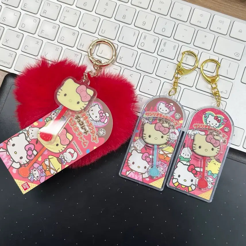 [BUNJANG] Sanrio Bandai Chocolate Mascot Keyring Package Charm Bundle Set / 일괄)산리오 반다이 초콜릿 마스코트 키링 패키지 참