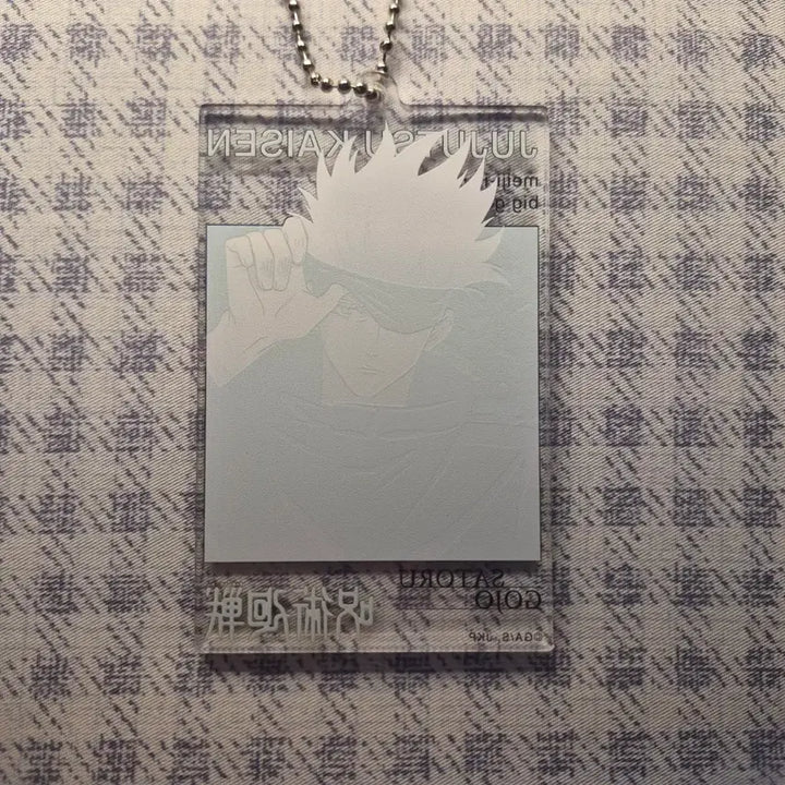 [BUNJANG] Jujutsu Kaisen Satoru Gojo Acrylic Keyring / 주술회전 고죠 사토루 아크릴 키링 판매