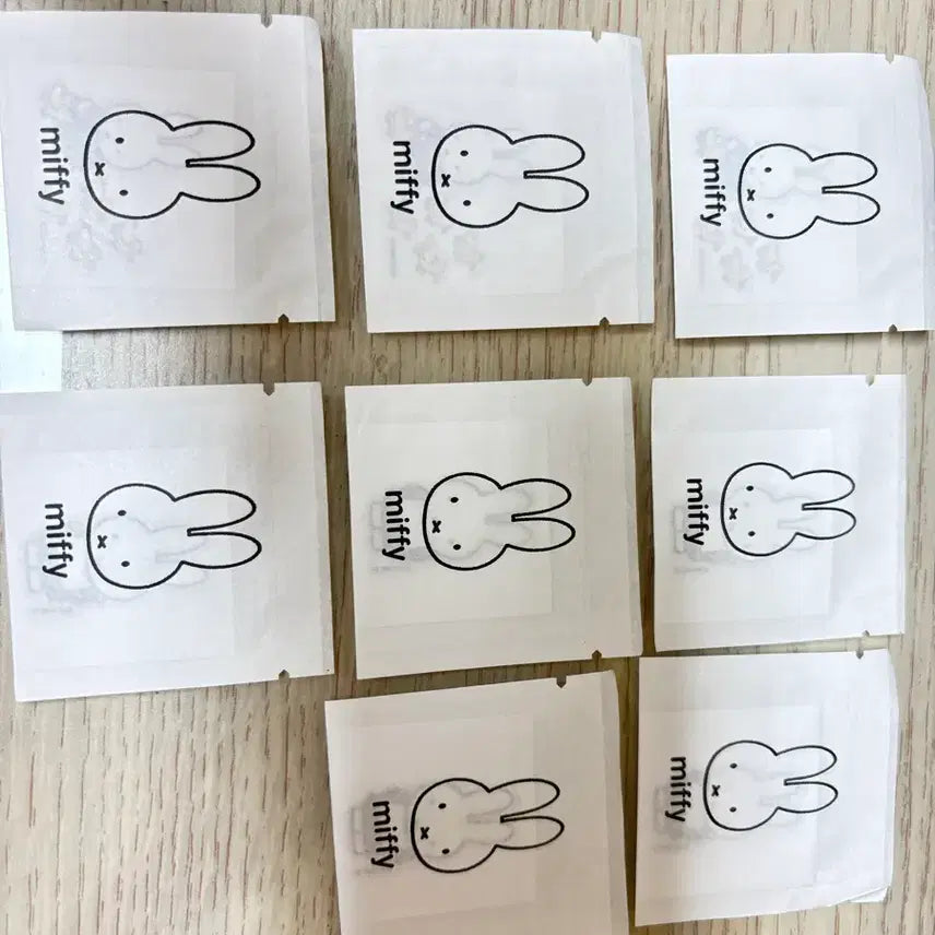 [BUNJANG] Miffy Gongcha Sticker Set / 미피 공차 띠부씰