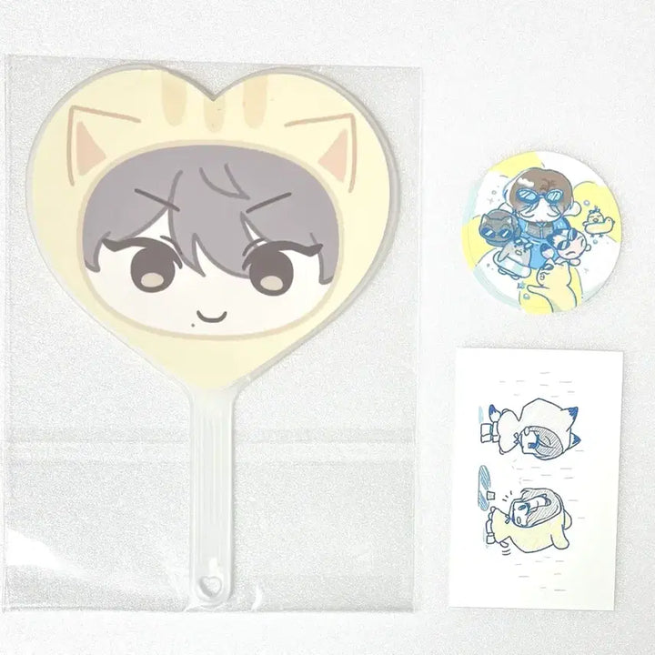 [BUNJANG] ENHYPEN Jungwon Mini Uchiwa Photocard / 엔하이픈 양정원 미니우치와 포카 양도