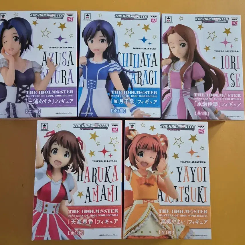 [BUNJANG] Banpresto Idolmaster SQ Figure 5-Piece Set / 반프레스토(BANPRESTO)의 SQ 피규어 &