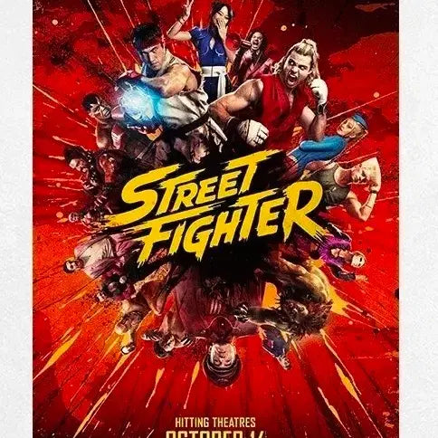 [BUNJANG] Street Fighter Poster + Art Card (2 Types) / 2종)스트리트 파이터 포스터+아트카드