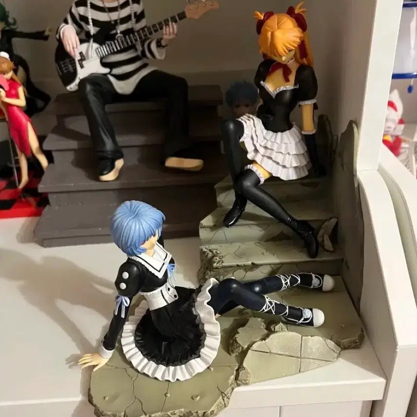 [BUNJANG] Asuka &amp; Rei Gothic Figure Set / 고딕 레이 아스카 세트