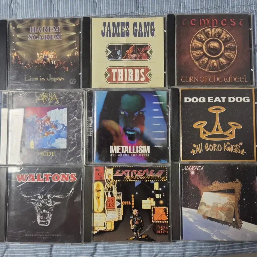 [BUNJANG] Various Rock/Metal CDs - 10 Disc Bundle / 다양한 락.메탈 CD10장
