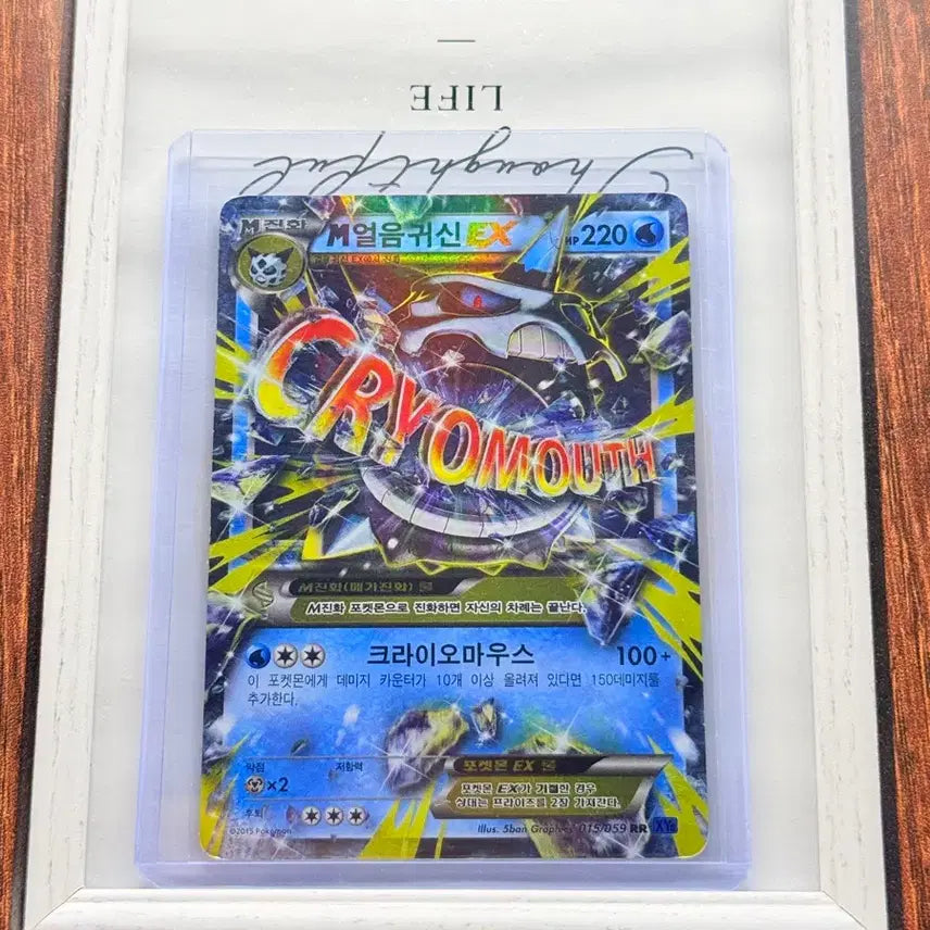 [BUNJANG] Pokemon Ice Demon EX Card / M 얼음귀신 EX