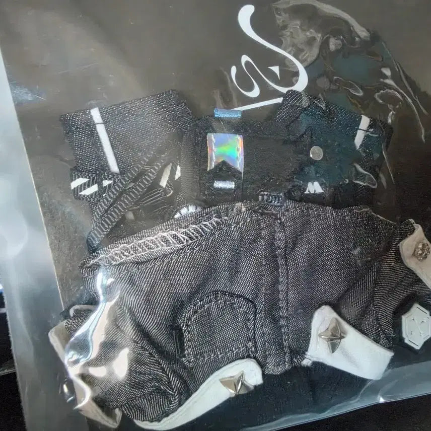 [BUNJANG] 10cm Doll Clothing Denim Set / 우블 10cm. 솜인형옷