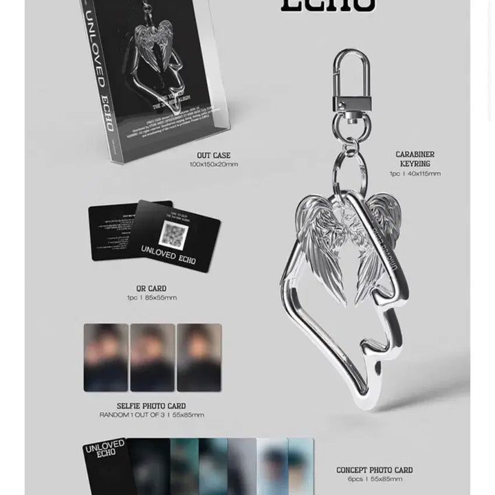 [BUNJANG] YANG Yoseop UNLOVED ECHO Platform Version Keyring Album (Sealed) / 양요섭 UNLOVED ECHO 플랫폼 버전 키링 앨범 미개봉