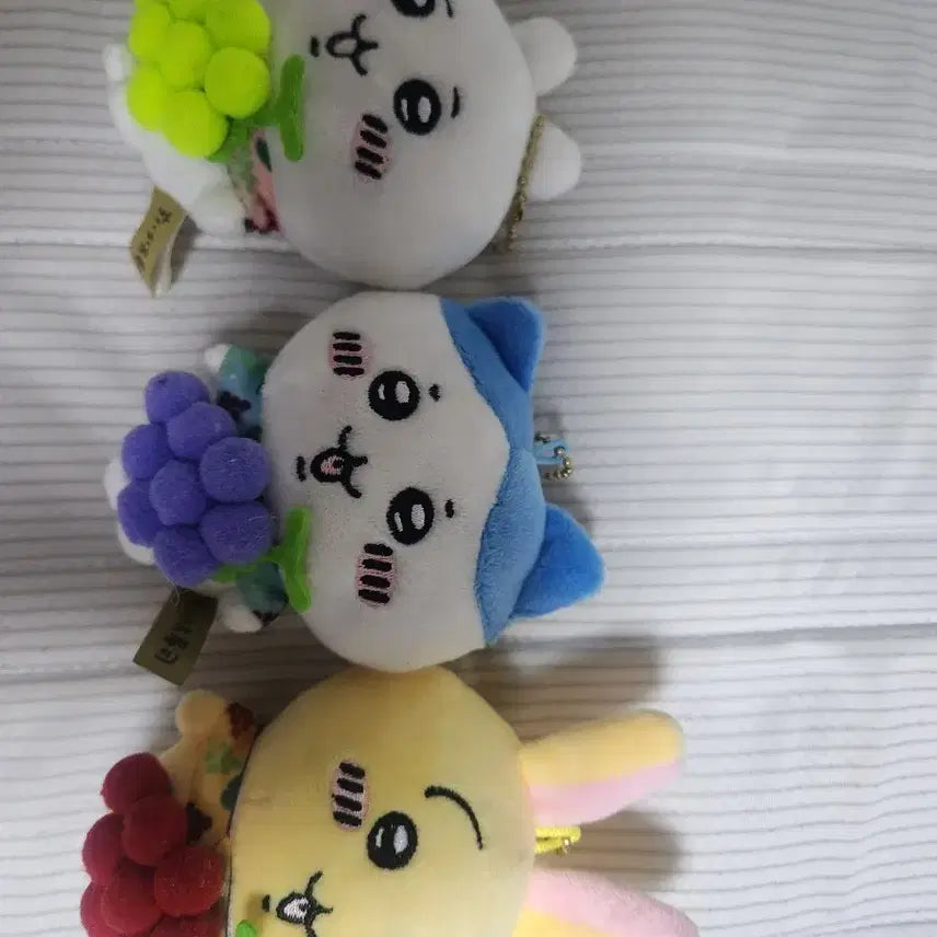 [BUNJANG] Chiikawa Fruit Keychain Set / 치이카와 과일 키링 3종(일괄)