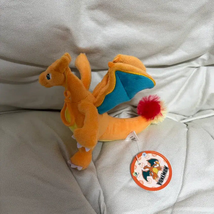 [BUNJANG] Pokemon Charizard Plush Keychain / 포켓몬스터 리자몽 인형 키링