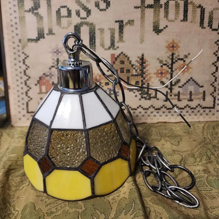 [BUNJANG] Stained Glass Ceiling Light (16cm Diameter) / 스테인드글라스 천장등 지름16cm30000원