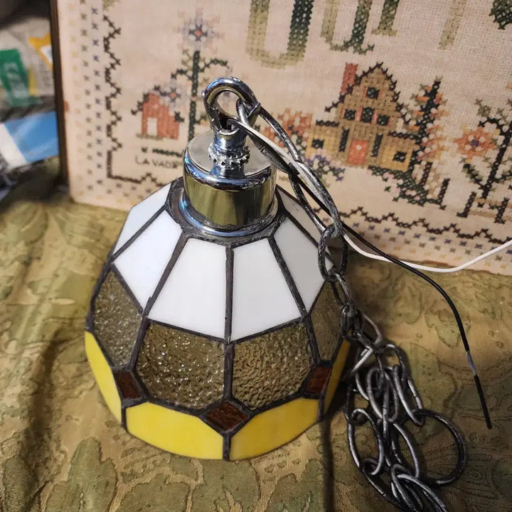 [BUNJANG] Stained Glass Ceiling Light (16cm Diameter) / 스테인드글라스 천장등 지름16cm30000원