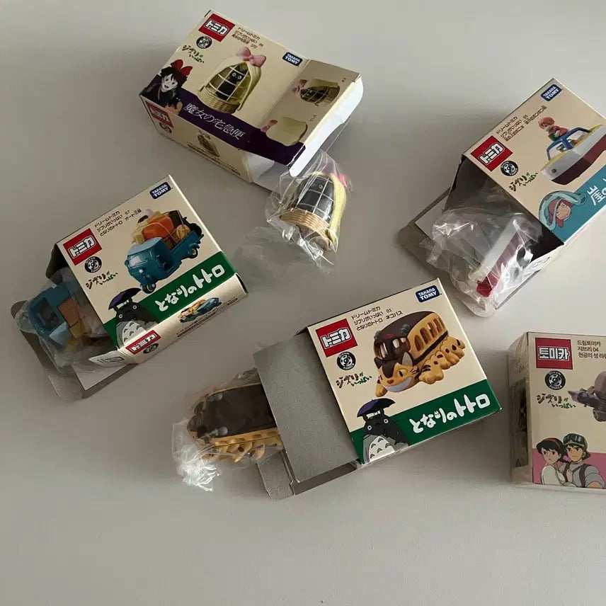 [BUNJANG] Tomica Studio Ghibli Series 5 Types Set / 토미카 지브리 5종