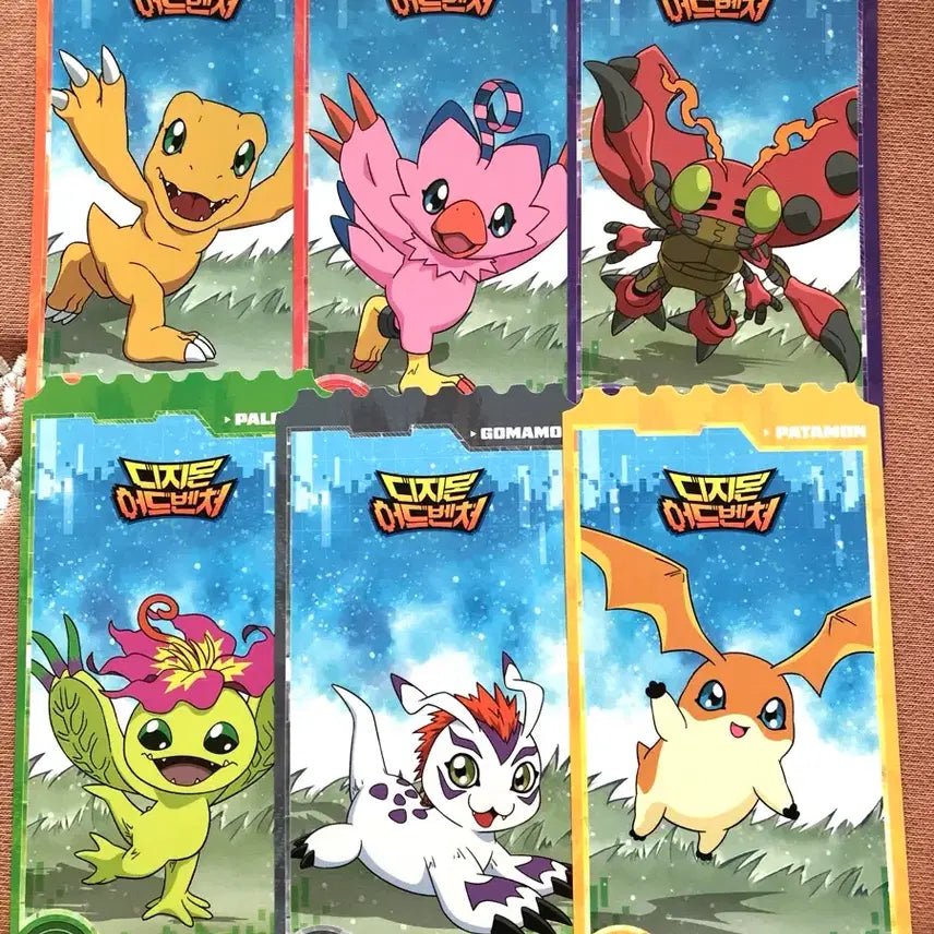 [BUNJANG] Digimon Collaboration Cafe Special Ticket Bundle Set / 일괄)디지몬 콜라보카페 특전 티켓 판매 아구몬 피요몬 텐타몬 팔몬 쉬라몬