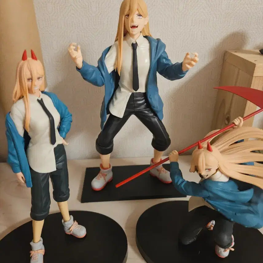 [BUNJANG] Chainsaw Man Power Figure Set (3 Types) / 체인소맨 파워 피규어 3종