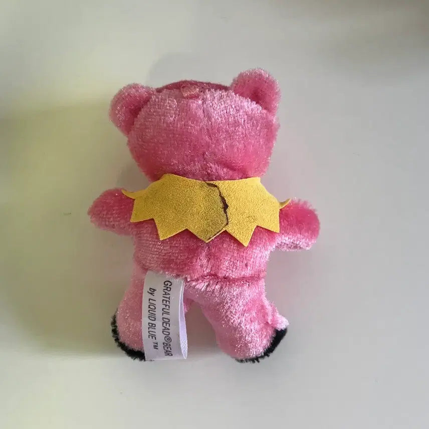 [BUNJANG] Vintage Grateful Dead Dancing Bear Keychain - Pink / 빈티지 그레이트풀 데드 댄싱베어 곰돌이 인형 키링 핑크