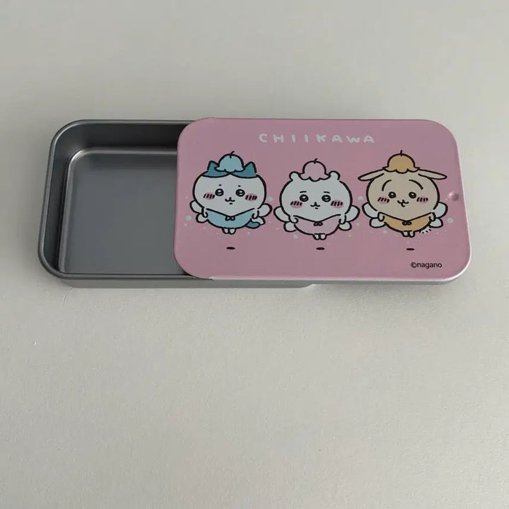 [BUNJANG] Chiikawa Tin Case Pink / 치이카와 틴케이스 핑크