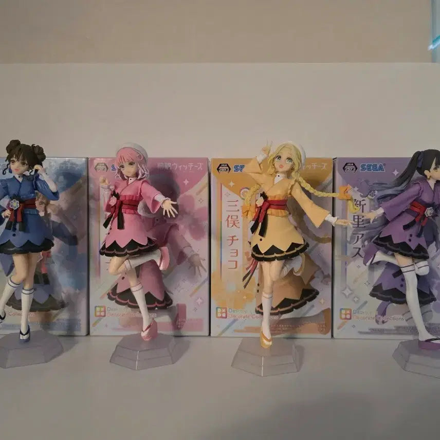 [BUNJANG] Maebashi Witches 4-Piece Figure Set / 마에바시 위치스  피규어 4종 세트