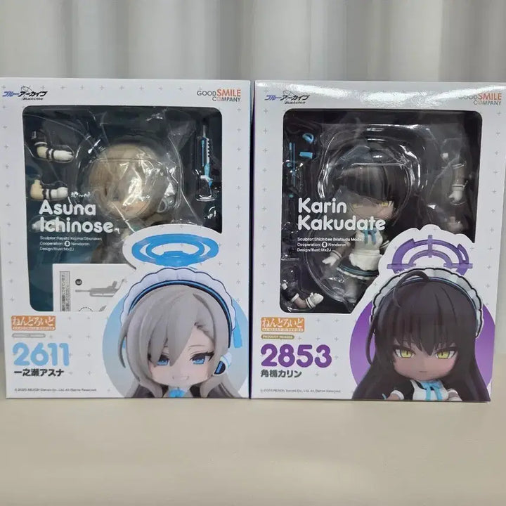 [BUNJANG] Blue Archive Asuna Karin Nendoroid Bundle Set / 블루아카이브 아스나 카린 넨도로이드 일괄
