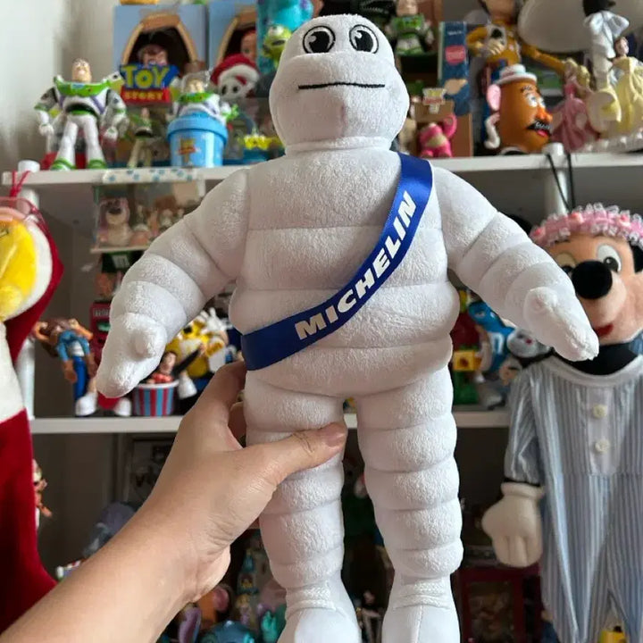 [BUNJANG] Michelin Tire Bibendum Character Plush Doll / 미쉐린타이어 캐릭터 인형