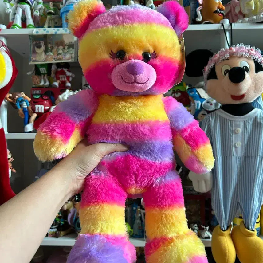 [BUNJANG] Build-A-Bear Rainbow Bear Plush / 빌드어베어 무지개 곰인형