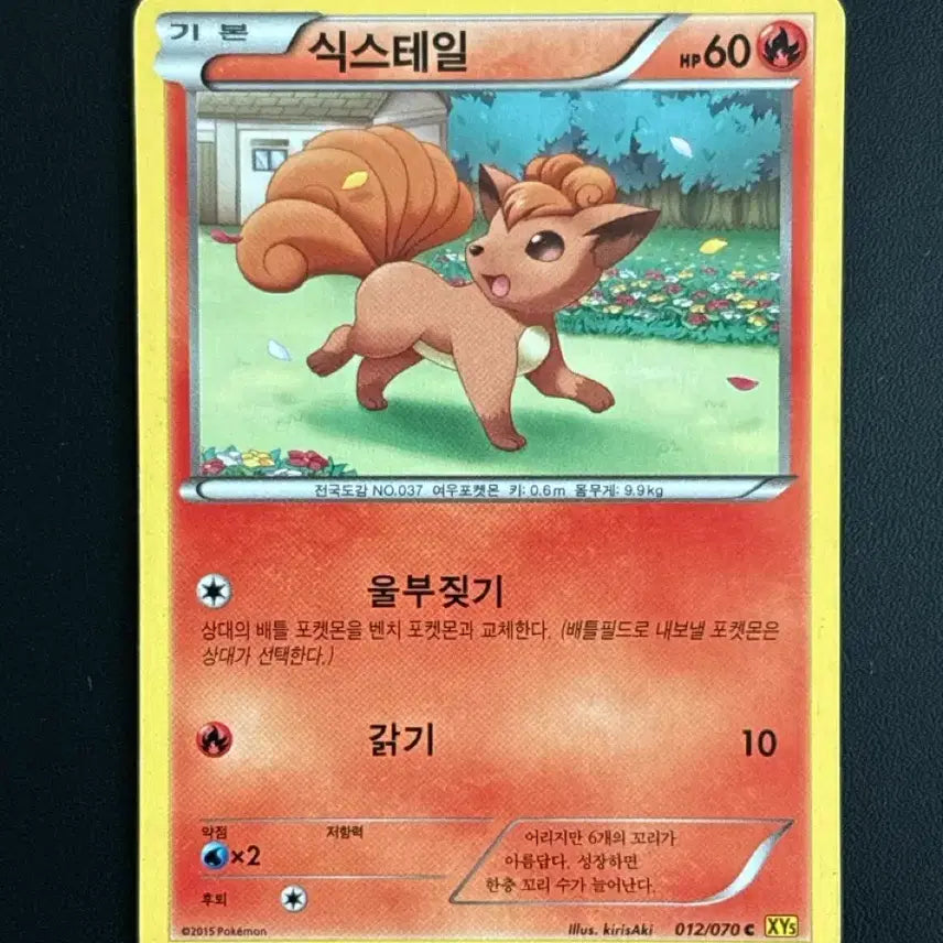 [BUNJANG] Pokemon Card XY5 Vulpix / 포켓몬카드 XY5 식스테일
