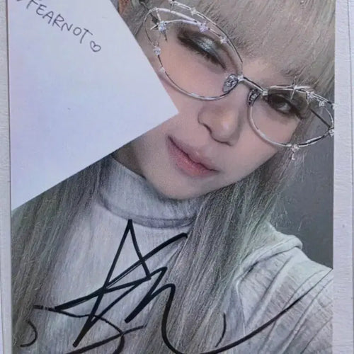 [BUNJANG] LE SSERAFIM Kim Chaewon Mewoo Mewoo Signed Photocard / 르세라핌 김채원 메마나 싸인포카