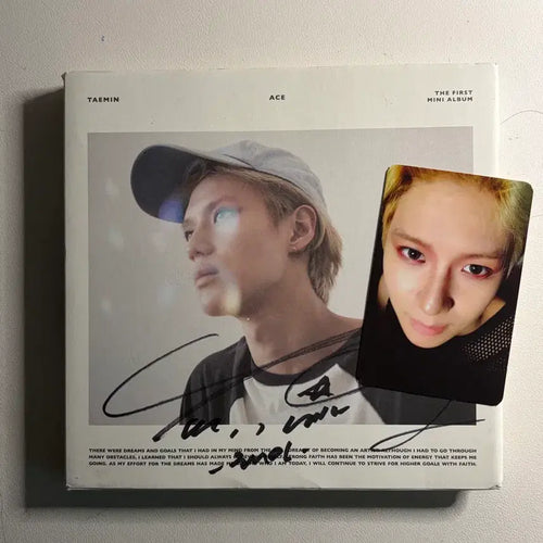 [BUNJANG] SHINee Taemin Ace Album Signed Photocard / 샤이니 태민 에이스 앨범 친필싸인 사인 포카o