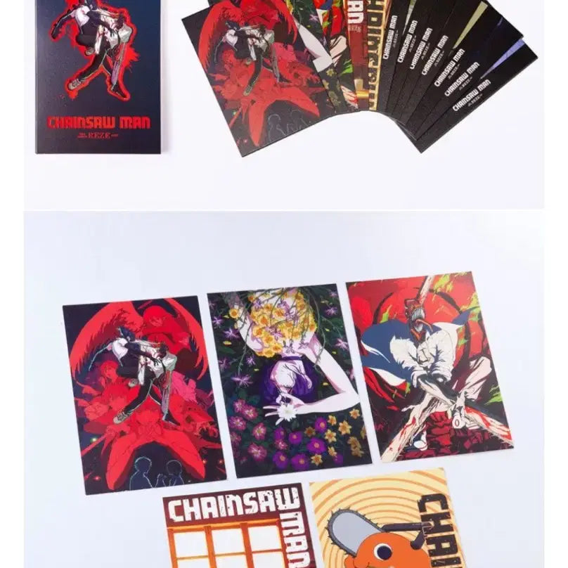 [BUNJANG] Chainsaw Man Postcard Book Set / 체인소맨 엽서북 세트