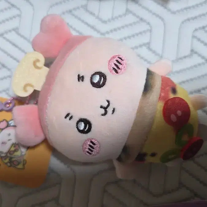 [BUNJANG] Pizza Cany Momonga Mascot Keychain / 피자 카니 모몽가 마스코트