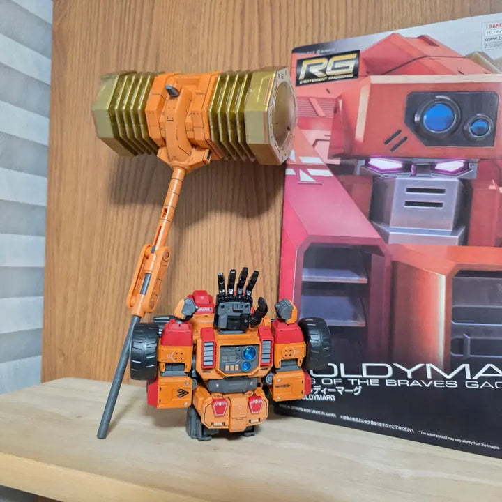 [BUNJANG] RG Gaogaigar Goldimarg Display Model Kit / RG 골디마그 가조립 판매합니다