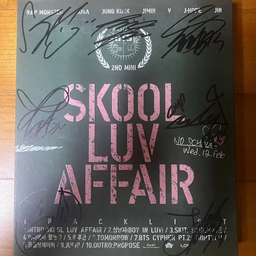 [BUNJANG] BTS SKOOL LUV AFFAIR Signed Album / 방탄소년단 SKOOL LUV AFFAIR 싸인 앨범 (비매품)