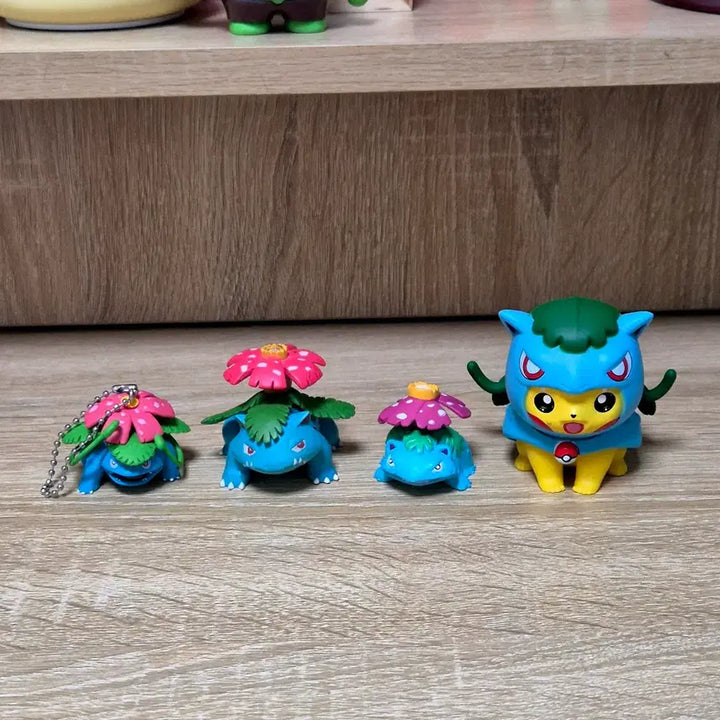 [BUNJANG] Pokemon Moncolle Venusaur 4-Figure Set / 포켓몬 피규어 몬코레 가챠 이상해꽃 4종 세트