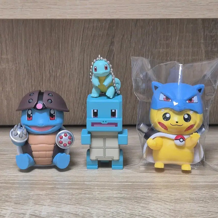 [BUNJANG] Pokemon Squirtle Figure Gacha 5-Piece Set / 포켓몬 피규어 가챠 꼬부기 5종 세트