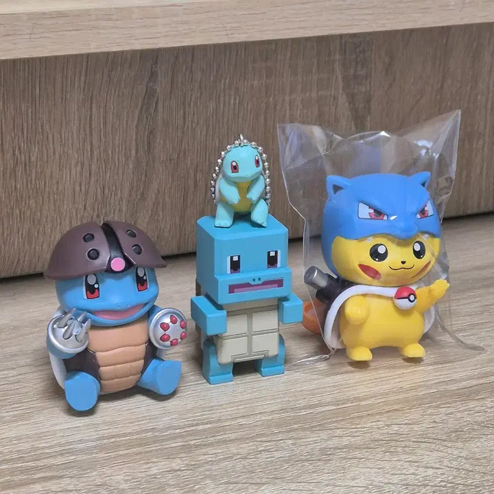 [BUNJANG] Pokemon Squirtle Figure Gacha 5-Piece Set / 포켓몬 피규어 가챠 꼬부기 5종 세트