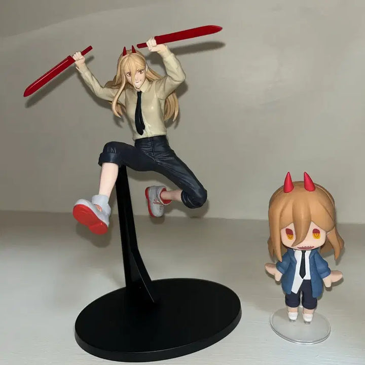 [BUNJANG] Chainsaw Man Power Figure Bundle Set / (2개일괄) 체인소맨 파워 피규어,굿스마일피규어(박스O)