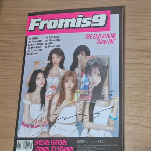 [BUNJANG] fromis_9 Song Hayoung Signed Album & Photocard / 프로미스나인 송하영 싸인앨범, 포카