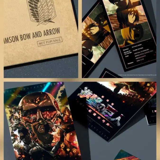 [BUNJANG] Attack on Titan TTT CGV Special Edition Clear File / [안전포장] 진격의거인 TTT 진격거 특전 CGV 홍련의 화살 4dx 포스터 조사병단