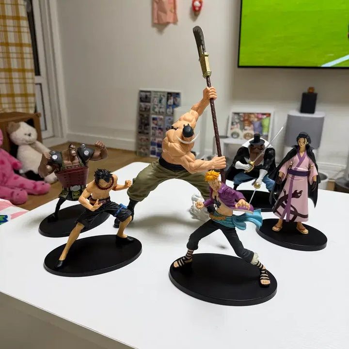 [BUNJANG] Bandai One Piece Whitebeard Pirates Set 6 Figures Bundle Set / 반다이 원피스 피규어 흰수염 해적단 세트 6종 일괄