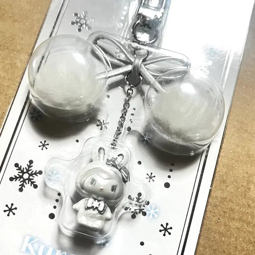 [BUNJANG] Sanrio Official Snow Flower Charm / 산리오 정품 눈꽃 키링