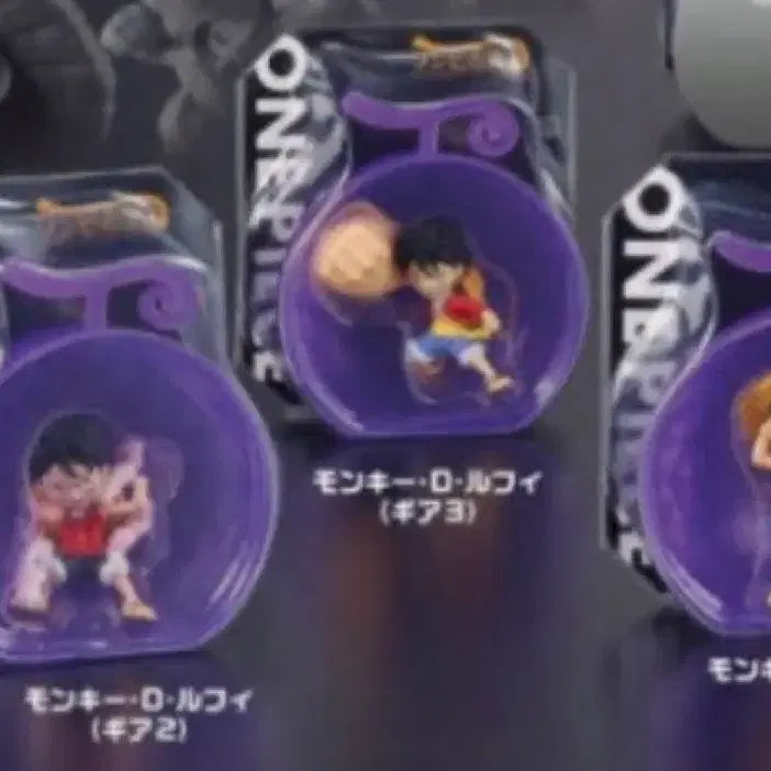 [BUNJANG] One Piece "Devil Fruit" Blister Charm Bundle (Base Luffy, Gear 2, Gear 3) / 원피스 원피의 열매 블리스터 참  기본루피+기어2+기어3 3개일괄 급쳐