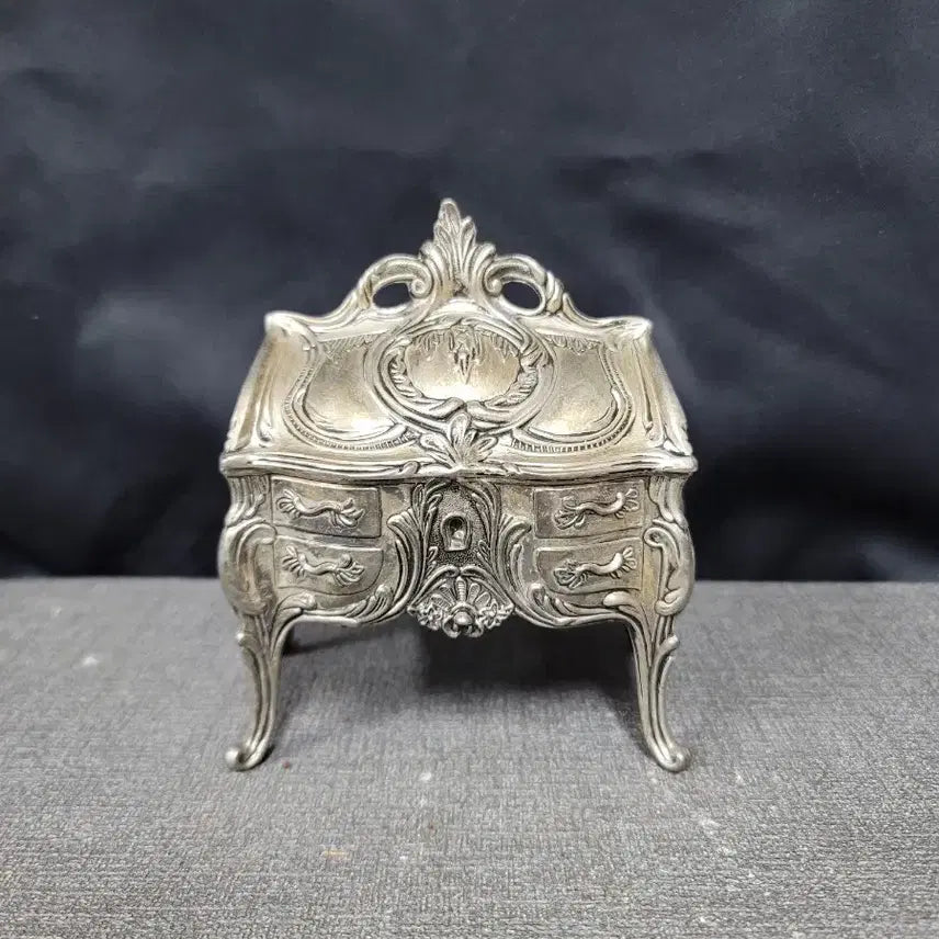 [BUNJANG] Brass Jewelry Box with Exquisite Patterns / 백동 보석함
