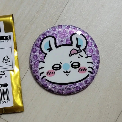 [BUNJANG] Chiikawa Leopard Momonga Can Badge / 치이카와 레오파드 모몽가 캔뱃지