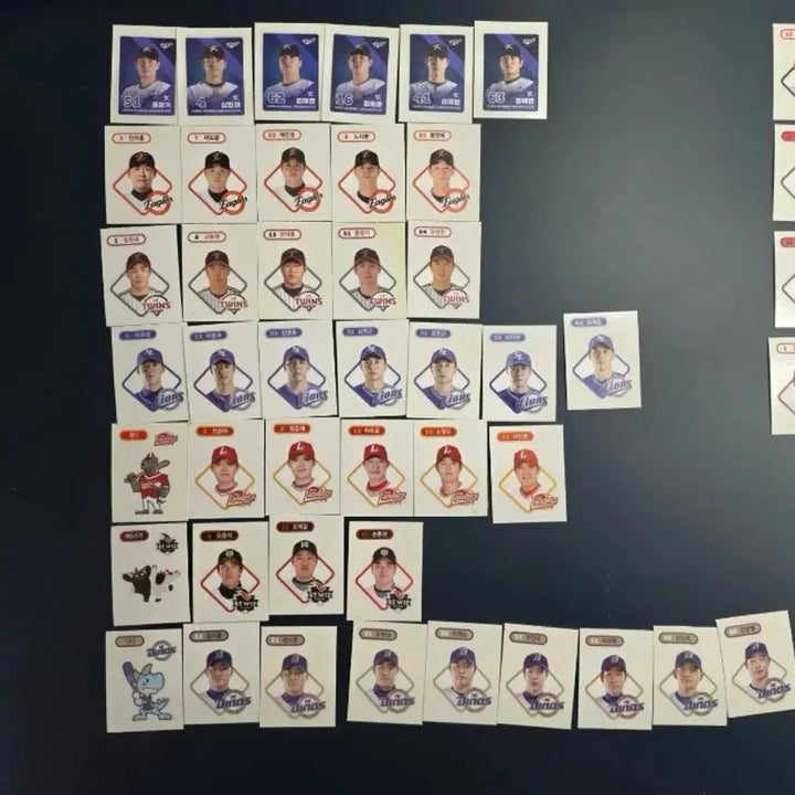 [BUNJANG] KBO Ttibusi Sticker Bundle Set / KBO 띠부씰 스티커 일괄