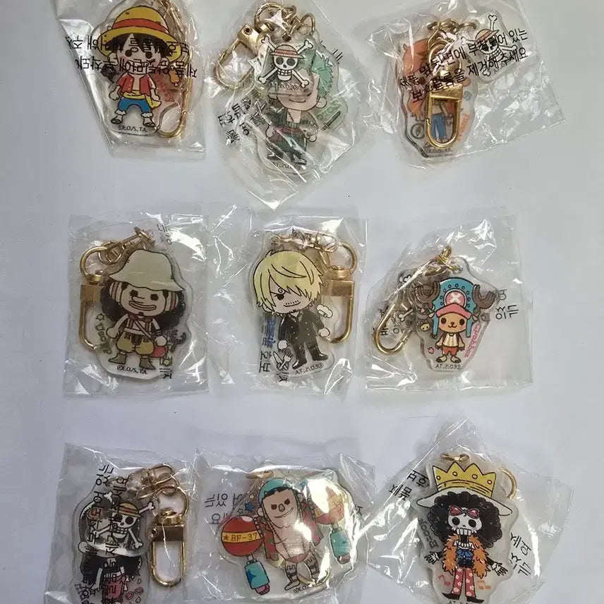 [BUNJANG] One Piece Mikeyring 9 Piece Bundle Set / 원피스 마이키링 9종 일괄