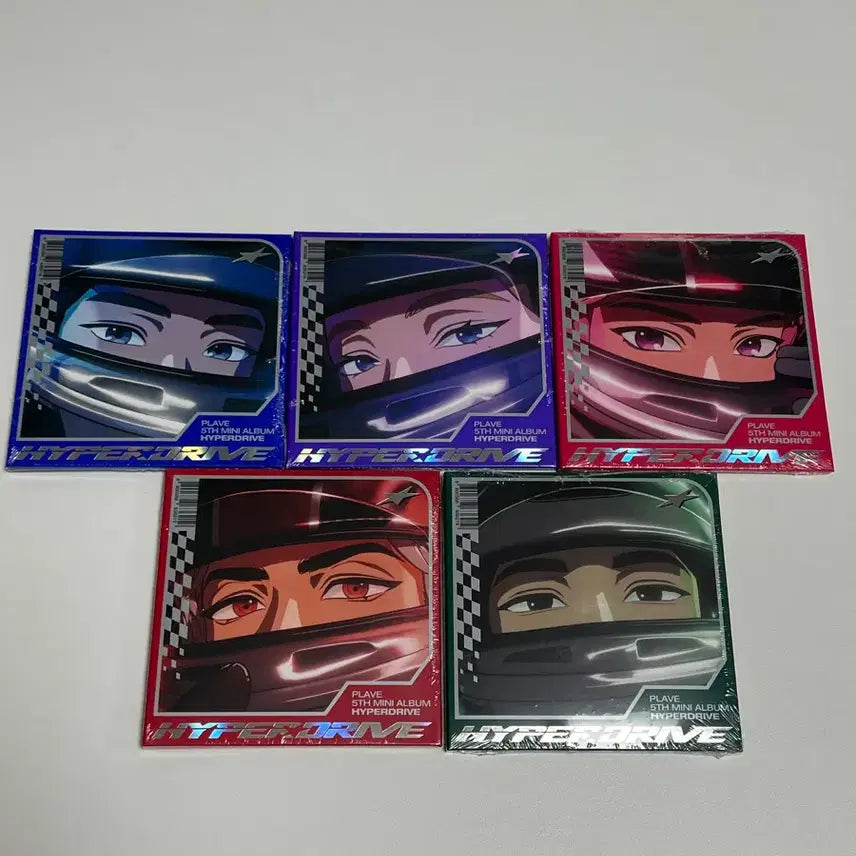 [BUNJANG] PlaYve Hyperdrive Racer Version 5-Set Bundle / 미개봉 플레이브 하이퍼드라이브 레이서 5종세트