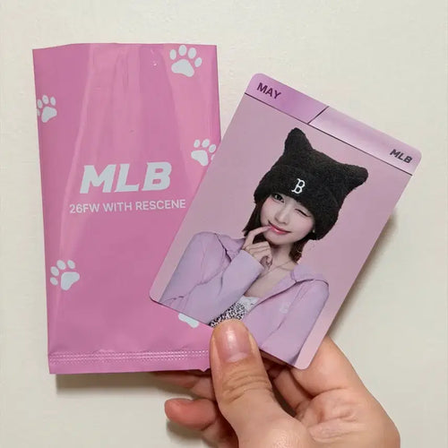 [BUNJANG] MLB x YESSEENNE x May Signed Photocard / MLB 리센느 메이 싸인 포카